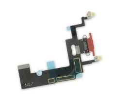 Napájecí datový konektor Apple iPhone XR - Červený (Originál)