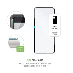Ochranné tvrzené sklo FIXED Full-Cover pro OnePlus Nord CE4, lepení přes celý displej, černé