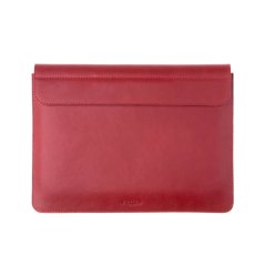 Kožené pouzdro FIXED Oxford pro Apple MacBook Pro 13" (2016 a novější), iPad Pro 12,9" (2015/2017), červené